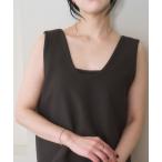 タンクトップ ノースリーブ MY_tulle trim タンク レディース