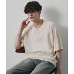  рубашка-поло [CIYOT- использование to-] dry Touch Short кабель summer вязаный рубашка-поло мужской женский 