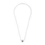 [EMPORIO ARMANI] колье FREE серебряный мужской 
