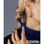 [antiqua] серьги ( обе уголок для ) FREE Gold женский 