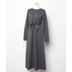 「Re:EDIT」 リボン長袖ワンピース