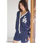 パジャマ ルームウェア 「MLB」ニットカーディガン レディース