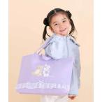 ショッピングSlip レッスンバッグ クマウサギアニマルキラキラシフォンフリル付きリバーシブルレッスンバッグ キッズ 子供 男の子 女の子