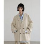 コート アウター C/Nシシュウダブルジャケット 655805 レディース