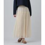 スカート シアーギャザーフレアスカート　638293