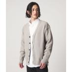  свитер вязаный соты relax V шея кардиган - омыватель голубой [A DAY IN THE LIFE] мужской 