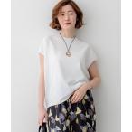 ニット セーター レーヨンポリエステルストレッチ フレンチスリーブ ニット レディース