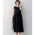 ワンピース プリーツニット ワンピース