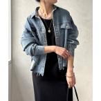 ブラウス シャツ 「セットアップ可能」デニムショートシャツ レディース