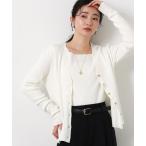 カーディガン リブＶネックカーディガン レディース
