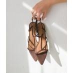 サンダル 予約「抜け感」ポインテッドラインサンダル レディース