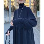 「CORNERS by KR」 ドッキングワンピース M ネイビー レディース