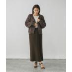 「GLOBAL WORK」 セットアップ MEDIUM ブラウン レディース