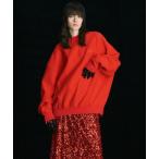 「MAISON SPECIAL」 スウェットカットソー FREE レッド レディース