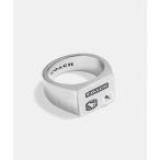 [COACH] кольцо 18 номер оттенок серебра прочее мужской 