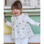 チュニック 「リンク」ショルダーフリル長袖チュニック キッズ 子供服 女の子