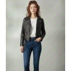 レザージャケット ライダース ベルテッドライダースジャケット レディース