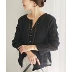 ショッピング綿100 ブラウス シャツ LES ATELIERS FRANCAIS DE CONFECTION 別注 OPEN BTN 2WAY ブラウス レディース