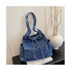 ショルダーバッグ バッグ DENIM 巾着ショルダーバッグ レディース メンズ