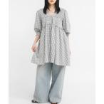 ショッピングway ワンピース 2WAYシャーリングチェックミニワンピース