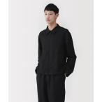 シャツ 「MUJI Labo」紳士 リネンリヨセル ジップアップワークシャツ メンズ レディース