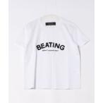 tシャツ 「S」「it」「BEATING HEART」ビーズ刺繍　ストレッチT レディース
