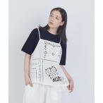 キャミソール ポプリン刺繍キャミソール