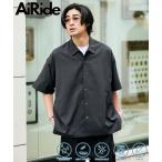 シャツ 限定展開 AiRide/エアライド リラックスフィット ショートスリーブ オープンカラーシャツ/吸水速乾/UVカット メンズ