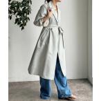 コート アウター 「WEB限定」スウェードライクトレンチコート レディース