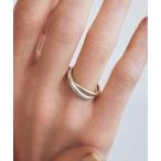 指輪 リング 「新作」SILVER925 18KGP ダブルループリング レディース メンズ