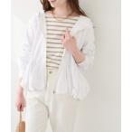 パーカー ペプラムラメパーカー レディース