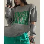 ニット セーター レイヤード風アームウォーマーセットニット レディース