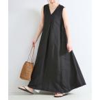 ワンピース 「追加7」手洗い可 / リネンレーヨンスリーブレスワンピース