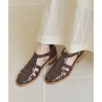 サンダル quaranciel: ヒール グルカ サンダル レディース