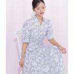 ワンピース ストライプジャガードシャツワンピース