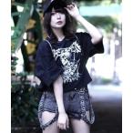 「REFLEM」 デニムショートパンツ FREE グレー レディース