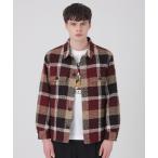 ブルゾン アウター 「10th ANNIVERSARY」クレストブリッジチェックファンシーツイードシャツジャケット メンズ