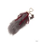 チャーム 「おしゃれキャット」コレクション　尻尾ファーチャーム レディース