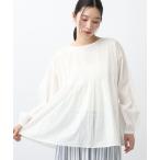 ブラウス シャツ 「natural by clip」Cメニーピンタックブラウス レディース