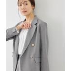 ジャケット テーラードジャケット カナパ 金ボタンジャケット/セットアップ対応・UV・抗菌防臭・接触冷感 レディース