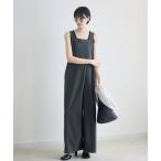 ショッピングラップ サロペット オーバーオール clocheラップ風デザインサロペット レディース