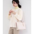 トートバッグ 名品バイカラーミドルトート レディース