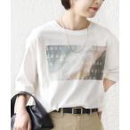 tシャツ 「WEB限定」オーガニック コットン 5分袖 フォト TEE レディース