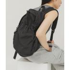 デイバック リュック アウトポケットナイロンバックパック レディース