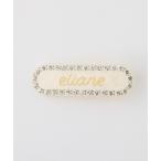 ヘアピン 「Eliane Collection」ロゴラインストーンピン