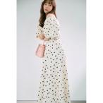 ワンピース 「00サイズあり」ボリュームパフスリーブワンピース