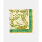 スカーフ バンダナ manipuri/マニプリ シルクスカーフ 65*65 フローラ レディース