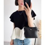 ブラウス シャツ 「ZOZO限定」カーブヘムペプラムトップス レディース