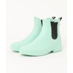  сапоги влагостойкая обувь PASTLAREpa -тактный la-re Kids со вставкой из резинки влагостойкая обувь [ супер-легкий ] сапоги 6132 мята Kids ребенок девочка 