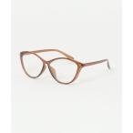 伊達メガネ メガネ 眼鏡 「BLUR GLASS（ブラー・グラス）」ブルーライトカット　キャットアイ　伊達メガネ blu-gls-27-3 レディース